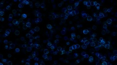 Renkli animasyonlu daire şekilleri - döngü mavi