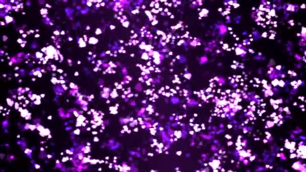 高速と明るいカラフルなアニメーション ハートの形 ループ ピンク — ストック動画