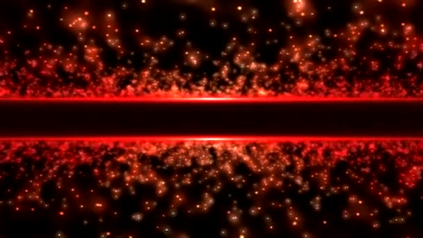 Viaje Paisaje Estrellas Luces Coloridas Abstractas Lazo Sin Costuras Rojo — Vídeo de stock