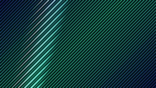 Lignes diagonales colorées Animation effet lumière - Boucle Bleu 
