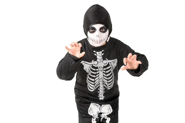 Kid in halloween kostuum — Stockfoto