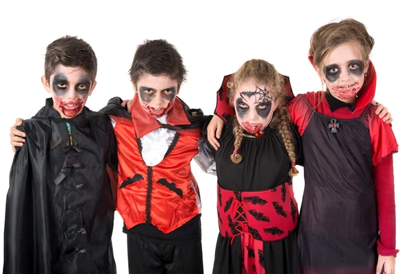 Kinderen in Halloween — Stockfoto