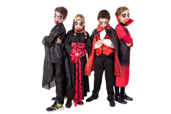Kinder zu Halloween — Stockfoto