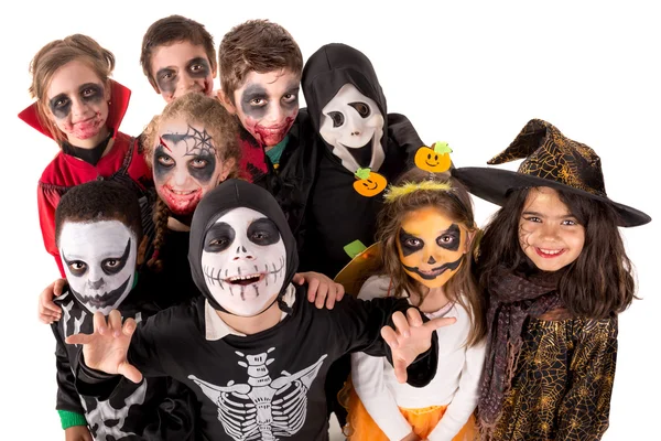 Kinderen in Halloween — Stockfoto