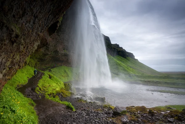 Islândia Paisagem da cachoeira — Fotografia de Stock