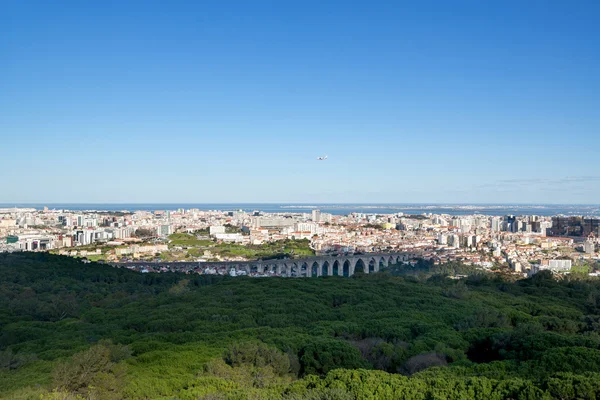 Lisbon city panorama, Portugal — Stock Photo, Image
