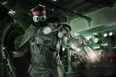 fütüristik cyber warrior