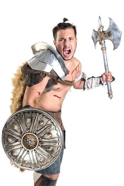 Forntida gladiator/krigare — Stockfoto