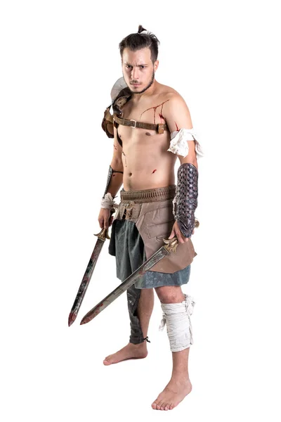 Ősi Gladiátor, harcos — Stock Fotó