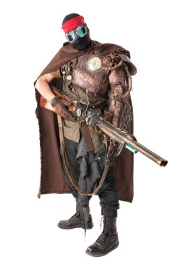 fütüristik savaşçı izole