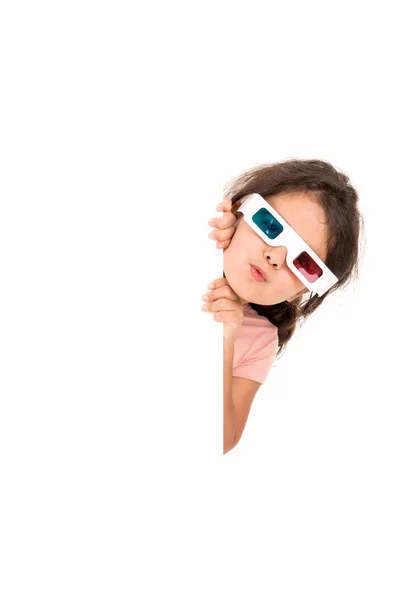 3d ragazza isolato — Foto Stock