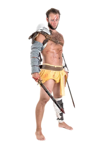 Gladiator/Barbarian warrior — Stockfoto