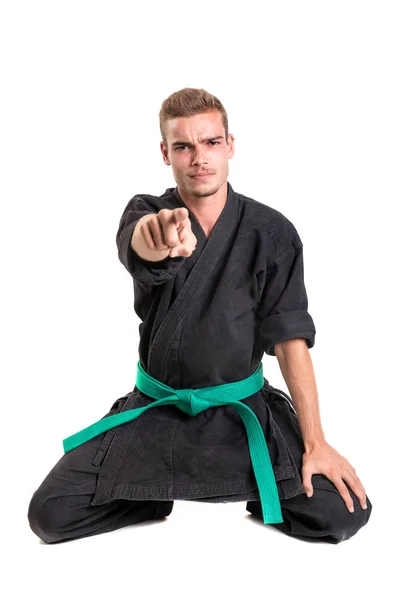 Martial arts student — Stockfoto