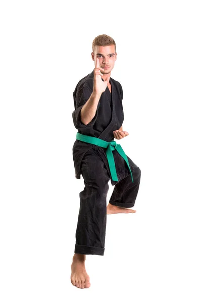 Martial arts student — Stockfoto