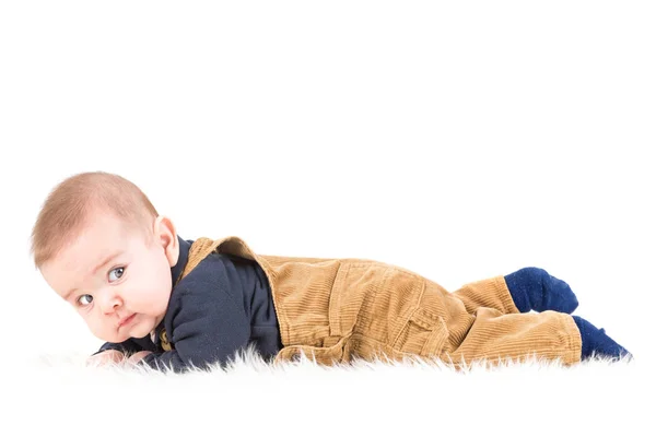 Bebê bonito isolado — Fotografia de Stock