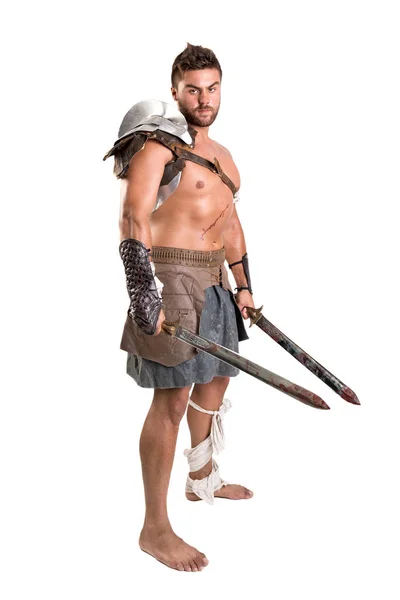 Gladiator/Barbarian warrior — Stock Photo, Image