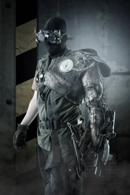 fütüristik cyber warrior