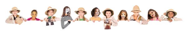 Kids ready for adventure — Stock Photo, Image