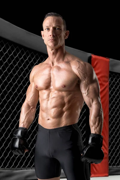 Poderoso atleta MMA — Fotografia de Stock