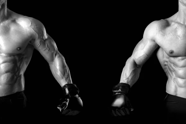 MMA athletes arms — Stock Photo, Image