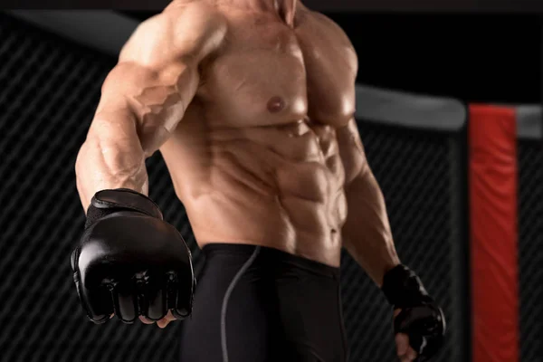 Corpo do atleta MMA — Fotografia de Stock