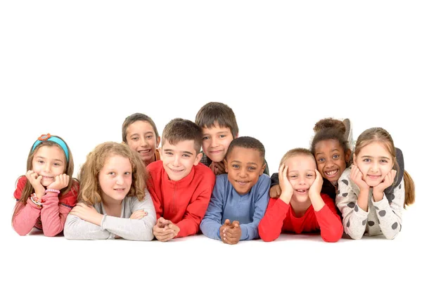 Gruppo di bambini felici — Foto Stock