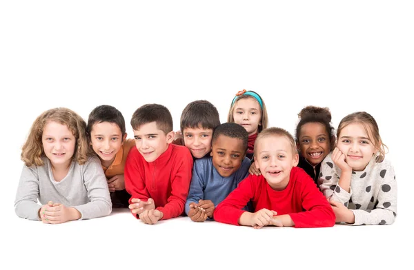 Grupy dzieci, szczęśliwy — Zdjęcie stockowe