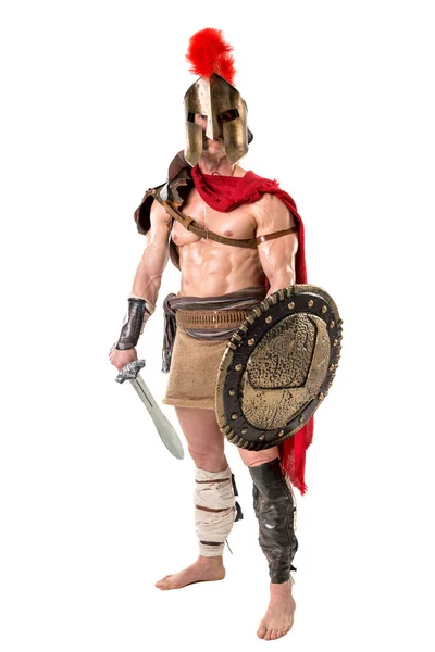 Antiguo soldado o gladiador — Foto de Stock