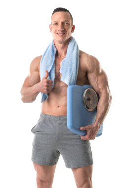 kusursuz bir beden ile adam