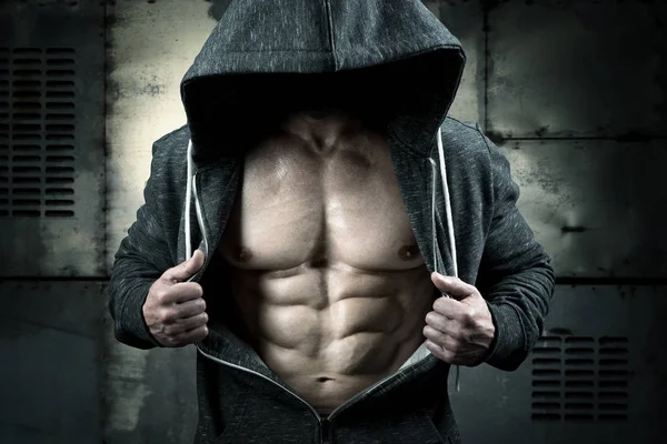 Man with great abs — Stock Photo, Image