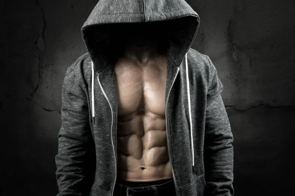 Man with great abs — Stock Photo, Image