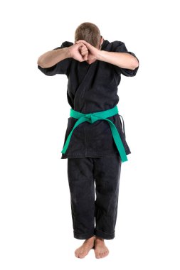 Martial arts student clipart