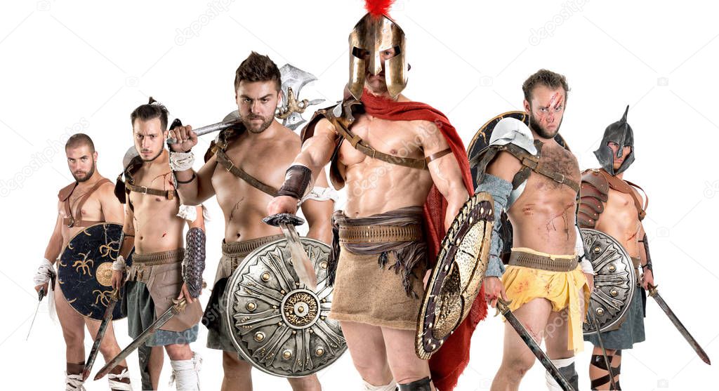Group of gladiators