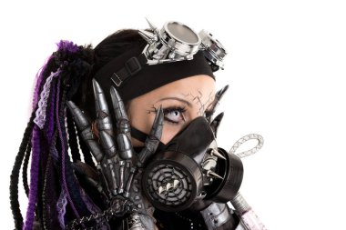 Cyber-Gotik kız