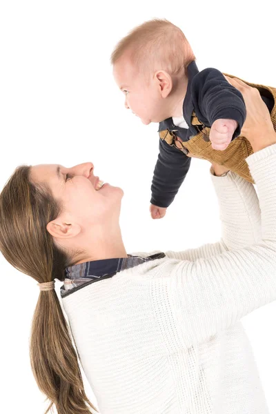 Moeder en zoon — Stockfoto