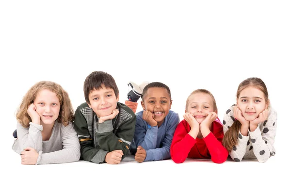 Skupina šťastné děti — Stock fotografie