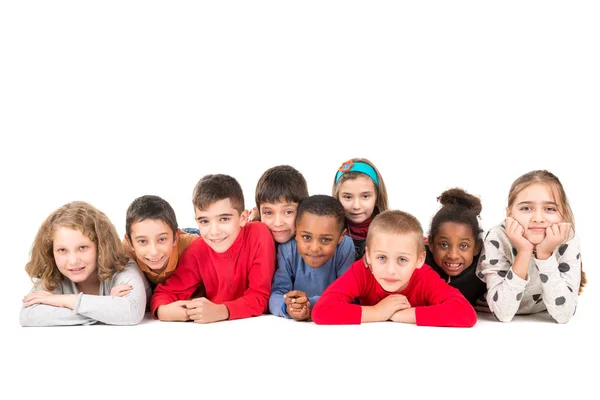 Gruppo di bambini felici — Foto Stock