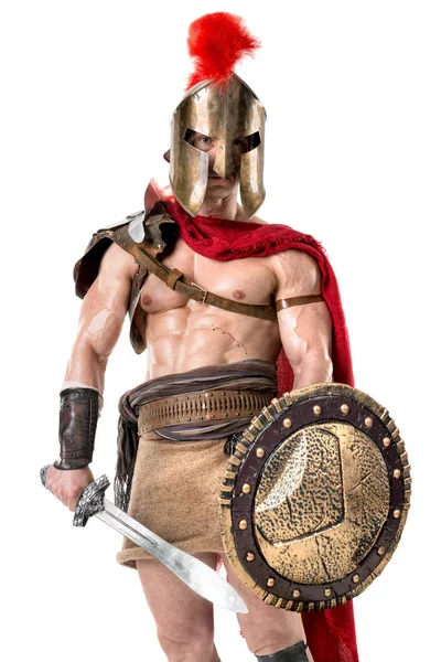 Ancient soldier or Gladiator — Stock Photo, Image