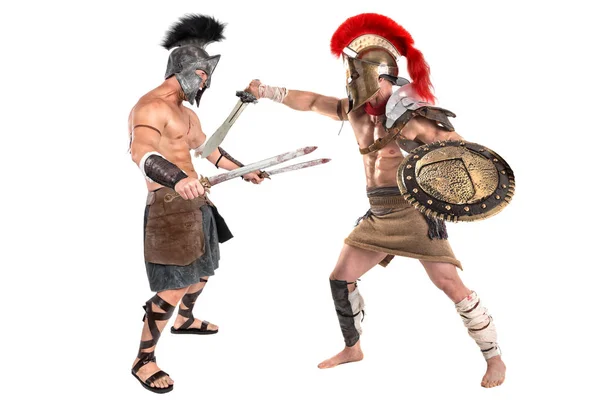 Alte Soldaten oder Gladiatoren — Stockfoto