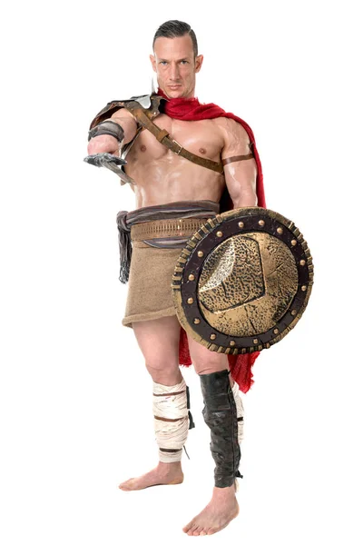 Starożytny Wojownik lub Gladiator — Zdjęcie stockowe