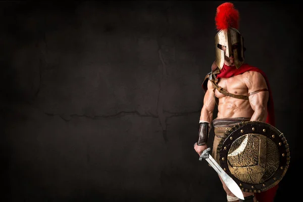 Ancient soldier or Gladiator — Stock Photo, Image