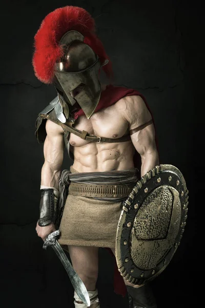 Starożytne żołnierz lub Gladiator — Zdjęcie stockowe