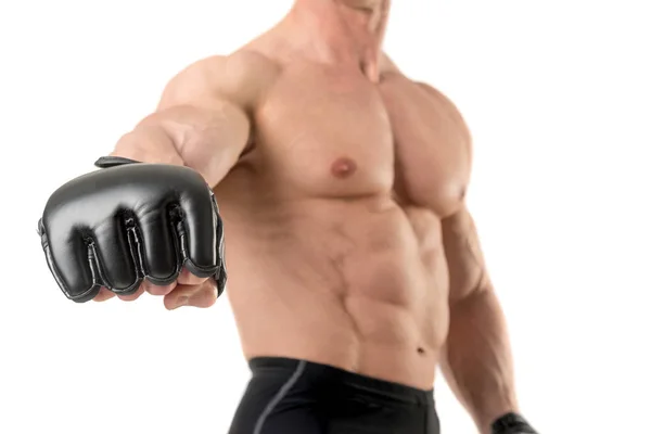 MMA athlete isolated — Stock Photo, Image