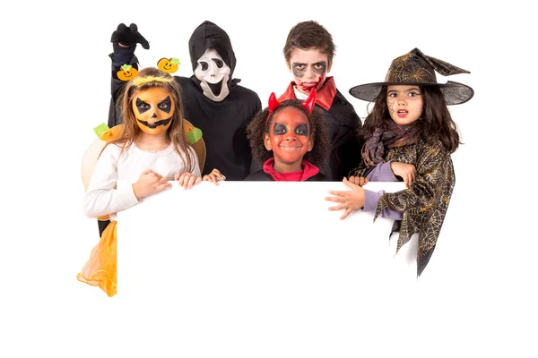 Kinderen in Halloween — Stockfoto