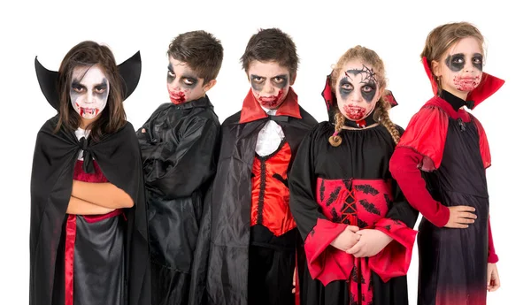 Kinderen in Halloween — Stockfoto