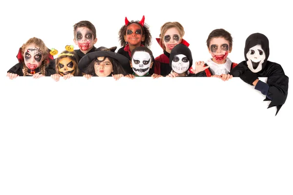 Kinderen in Halloween — Stockfoto