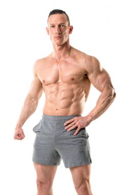 kusursuz bir beden ile adam