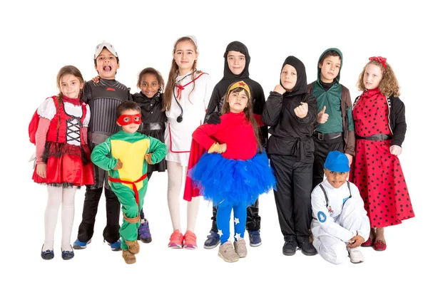 Kinderen in kostuums — Stockfoto