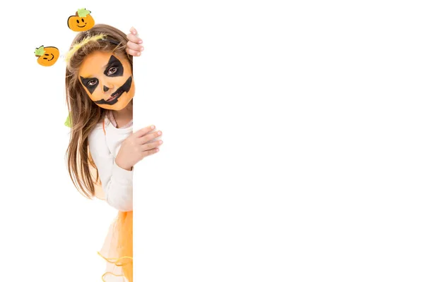 Meisje in Halloween kostuum — Stockfoto