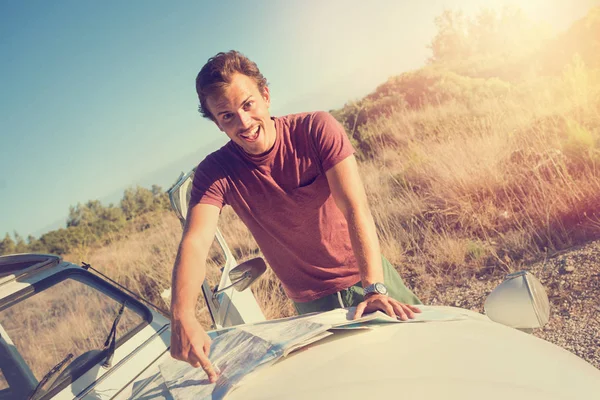 Uomo in vacanza — Foto Stock